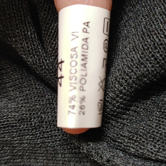 ESTEVE sitamurt Heather Grey Knit Maxi Skirt Size 44 Spain - Picture 8 of 11